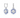 SWAROVSKI IDYLLIA DROP EARRINGS