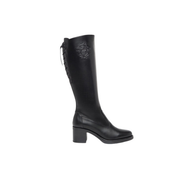 NERO GIARDINI KNEE HIGH BOOTS IN BLACK