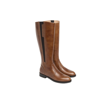 NERO GIARDINI KNEE HIGH BOOTS IN BROWN