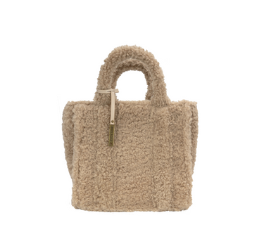 BULAGGI WOMEN TEDDY SHOPPING BAG IN BONE