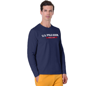 US POLO MEN ESSENTIAL LONG SLEEVE SHIRT