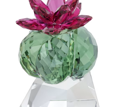 SWAROVSKI CRYSTAL FLOWERS BORDEAUX CACTUS