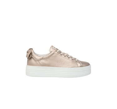 NERO GIARDINI WOMENS LEATHER TRAINERS