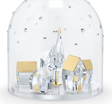 SWAROVSKI HOLIDAY MAGIC WINTER VILLAGE BELL JAR