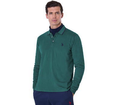 US POLO MEN TIMELESS LONG SLEEVE SHIRT