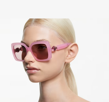 SWAROVSKI LUCENT SUNGLASSES IN PINK AND BLACK