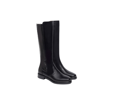 NEROGIARDINI WOMEN LEATHER BOOTS IN BLACK