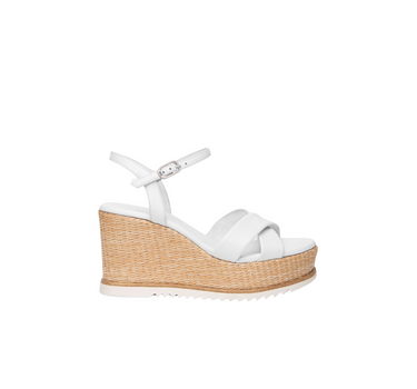 NERO GIARDINI WOMENS LEATHER WEDGES