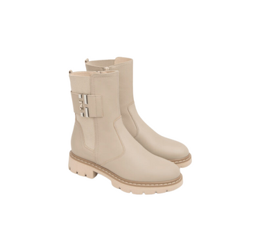 NERO GIARDINI ANKLE BOOTS IN NUDE