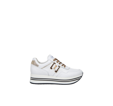 NERO GIARDINI TRAINERS IN WHITE