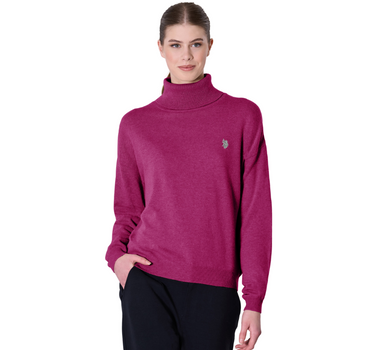 US POLO WOMEN TURTLE NECK SWEATER