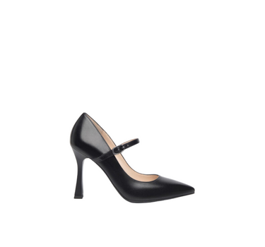 NEROGIARDINI WOMEN LEATHER PUMPS IN BLACK