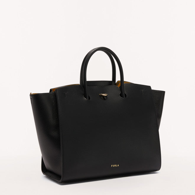 FURLA GENESI L TOTE SE IN BLACK OK Fashion – - Main Image