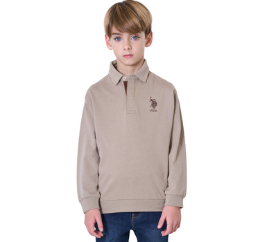 US POLO ASSN BOYS LONG SLEEVE POLO SHIRT