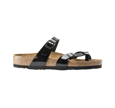 BIRKENSTOCK MAYARI BIRKO-FLOR PATENT NARROW FIT