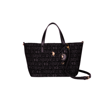 US POLO ASSN WOMEN JACQUARD TOTE BAG