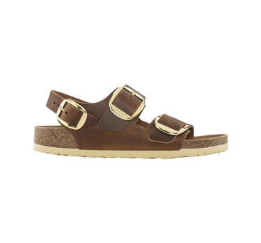 BIRKENSTOCK MILANO BIG BUCKLE OILED LEATHER NARROW FIT