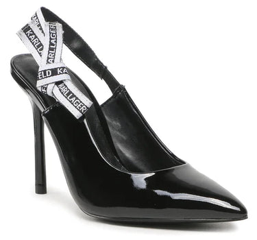 KARL LAGERFELD SARABANDE HEELS  IN BLACK