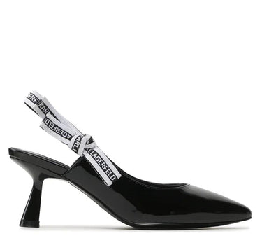 KARL LAGERFELD SARABANDE HEELS  IN BLACK