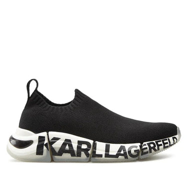 KARL LAGERFELD QUADRA SNEAKERS IN BLACK